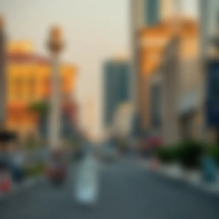 Cultural Landmarks on 2nd December Street Cultural landmarks along 2nd December Street highlighting Dubai's heritage