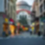 Vibrant street scene of 2nd December Street showcasing local architecture and shops