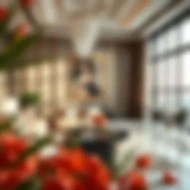 Luxury Interiors in Address Boulevard Luxurious interior design of a residence in Address Boulevard