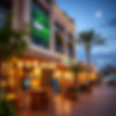 Local Lifestyle in Al-Ayn Trendy cafes and shops in Al-Ayn showcasing local lifestyle