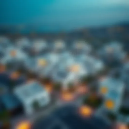 Aerial view of Al-Batin residential area showcasing modern architecture