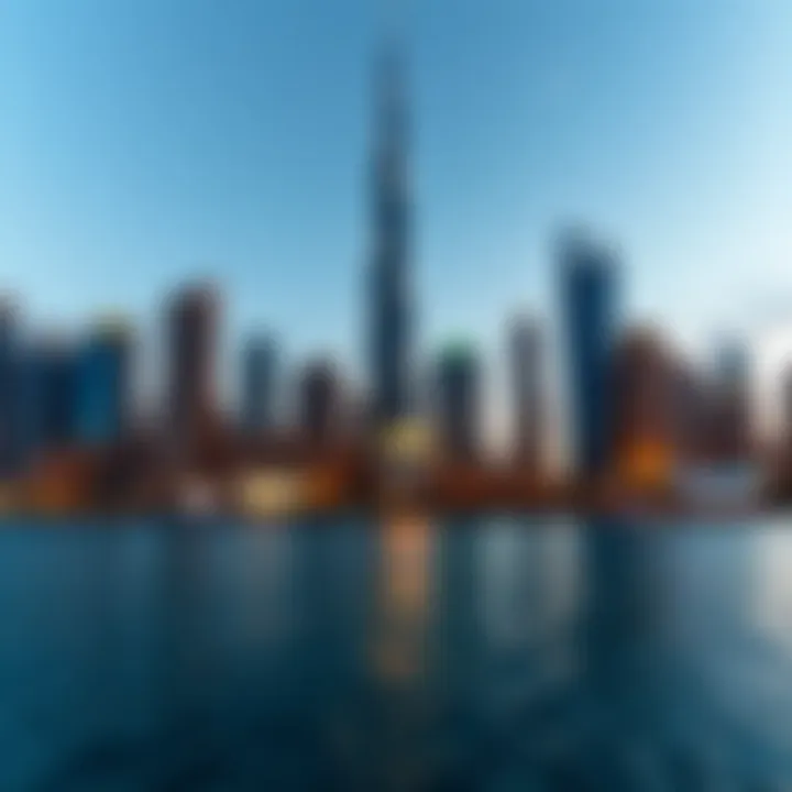 Dynamic skyline of Jumeirah Lake Towers featuring Al Mas Tower