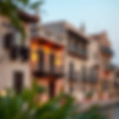 The Charm of Traditional Architecture in Al Seef Traditional architecture along Dubai Creek