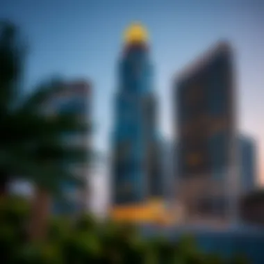 Stunning exterior view of Al Shatha Tower