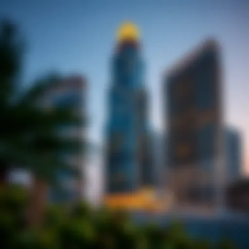 Stunning exterior view of Al Shatha Tower