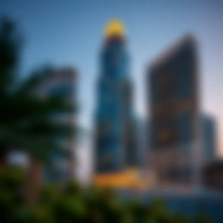 Stunning exterior view of Al Shatha Tower