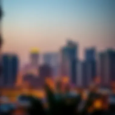 Stunning skyline view of Al Thanyah Third, showcasing modern architecture and urban development