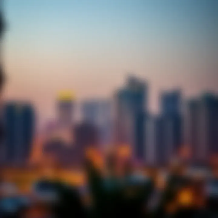 Stunning skyline view of Al Thanyah Third, showcasing modern architecture and urban development