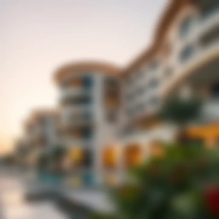 Architectural design of Al Zeina buildings