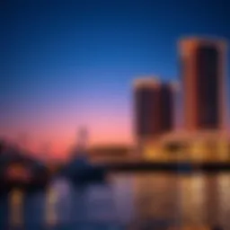 Stunning view of Al Zeina waterfront