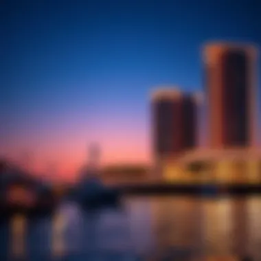 Stunning view of Al Zeina waterfront