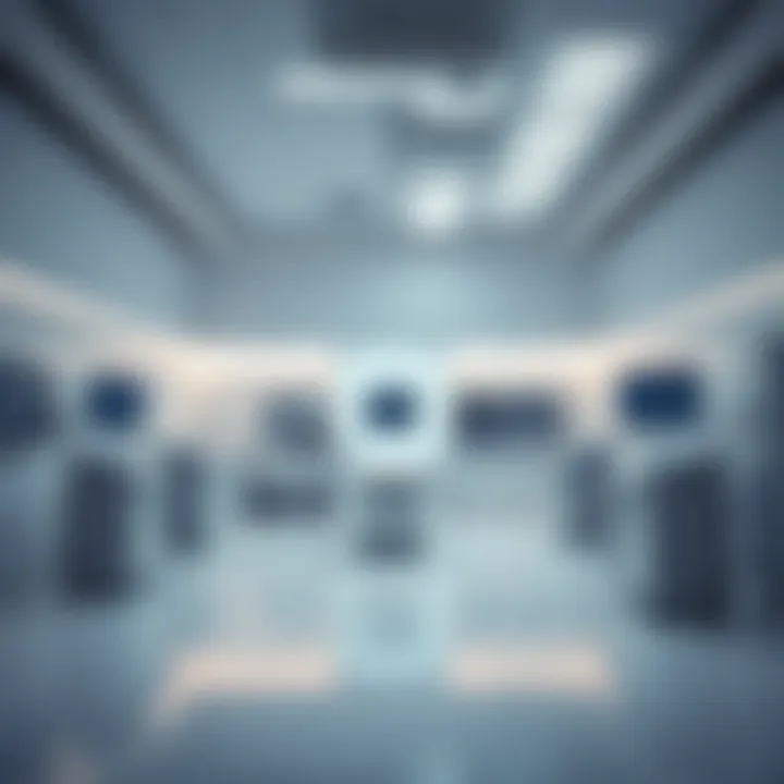 Interior of the hospital highlighting advanced medical technology