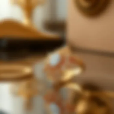 Exquisite Craftsmanship in 22-Carat Gold Intricate gold jewelry design reflecting luxury