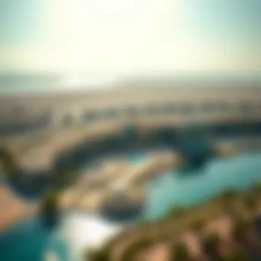 Prime Location of Azizi Royal Bay in Dubai Aerial view of Azizi Royal Bay highlighting its prime location in Dubai