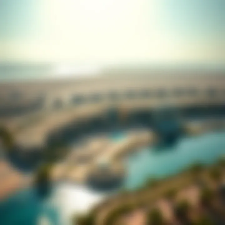 Prime Location of Azizi Royal Bay in Dubai Aerial view of Azizi Royal Bay highlighting its prime location in Dubai