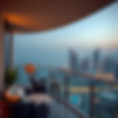 Stunning Balcony View from Azure Al Reem Breathtaking view of Azure Al Reem from a balcony