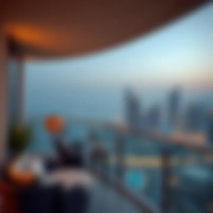 Stunning Balcony View from Azure Al Reem Breathtaking view of Azure Al Reem from a balcony