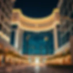 Baniyas Square showcasing its architectural beauty