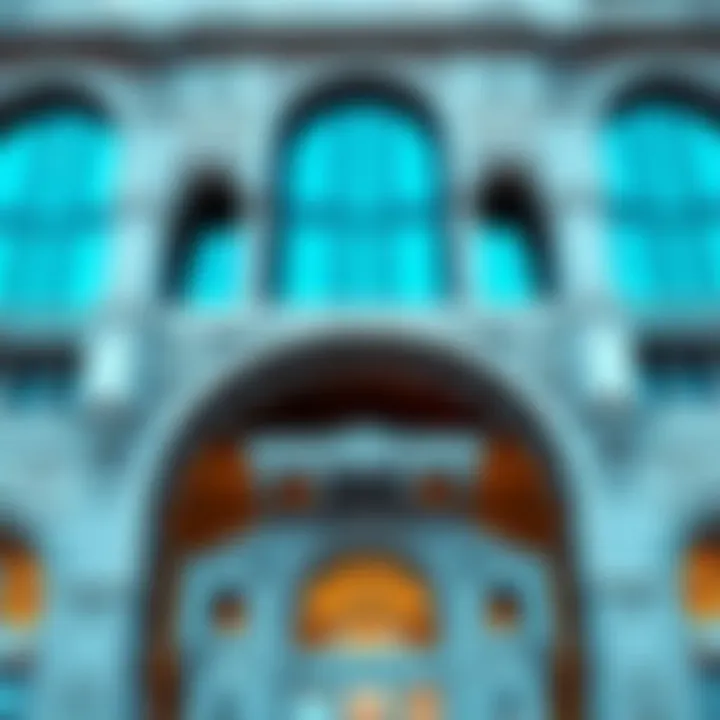 Architectural details of Binghatti West's facade