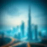 Breathtaking Skyline Perspective of Binghatti West Stunning skyline view of Binghatti West