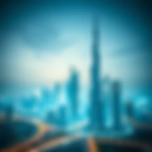 Breathtaking Skyline Perspective of Binghatti West Stunning skyline view of Binghatti West