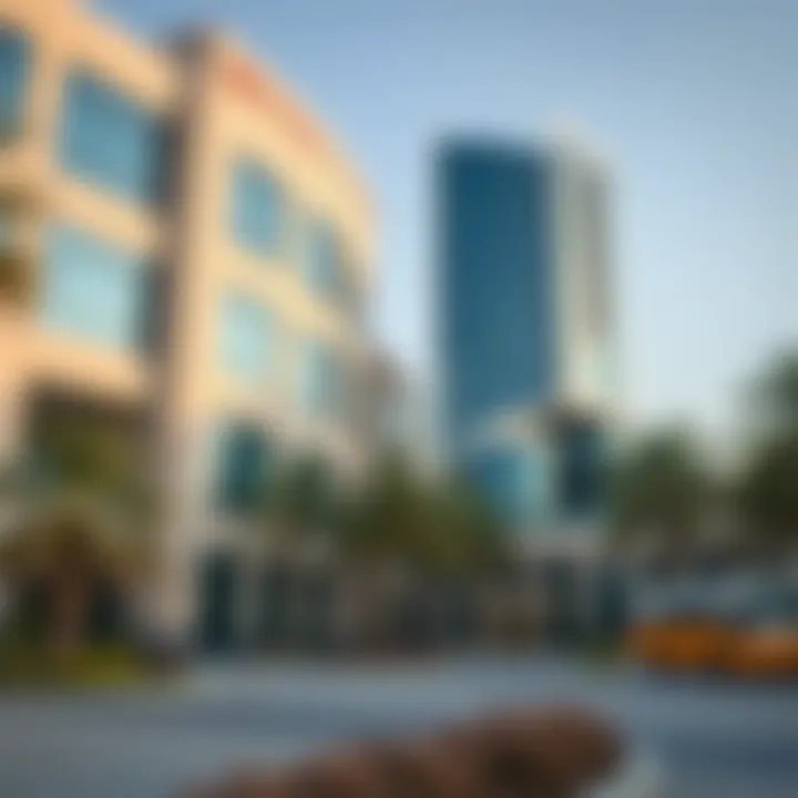 Modern British university campus in Dubai