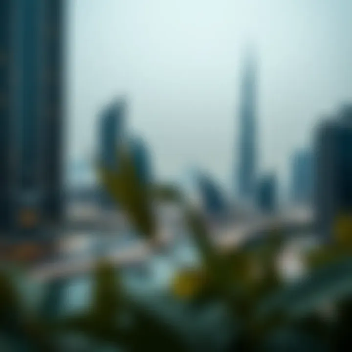 Bulgari's Impact on Dubai's Skyline Stunning view of Dubai skyline with Bulgari influence