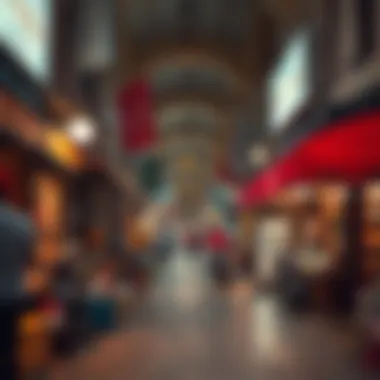 Local market and shopping areas in Bur Dubai