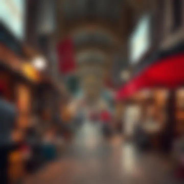 Local market and shopping areas in Bur Dubai