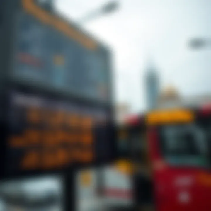 Stay Informed: Bus Schedules at a Glance Digital display of bus schedules