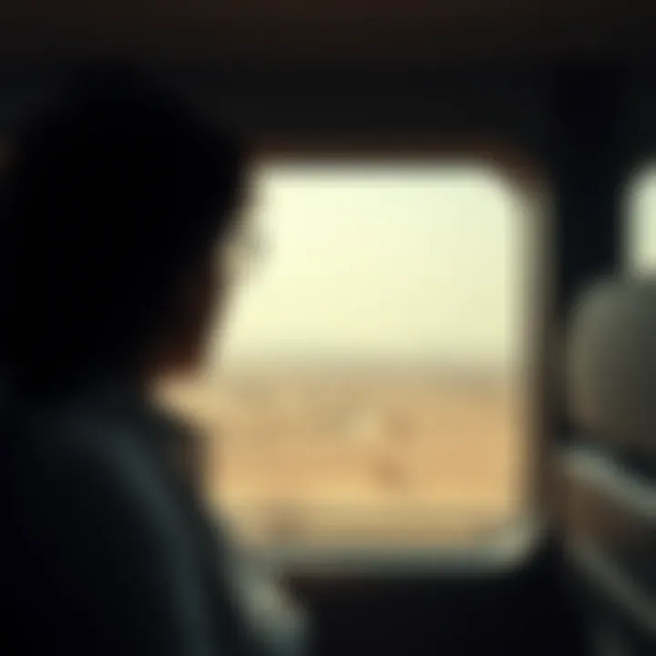 Enjoy Scenic Views While Traveling Scenic view from a bus window during travel