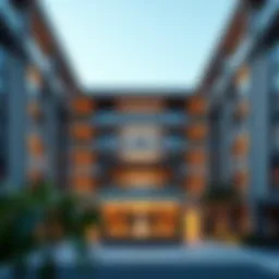 Elegant architectural design of Collective Two in Dubai Hills