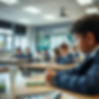 Engaging Learning Atmosphere in British Schools Classroom environment at a British school