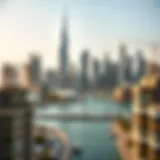 Stunning skyline of Dubai showcasing rental apartments