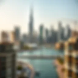 Stunning skyline of Dubai showcasing rental apartments