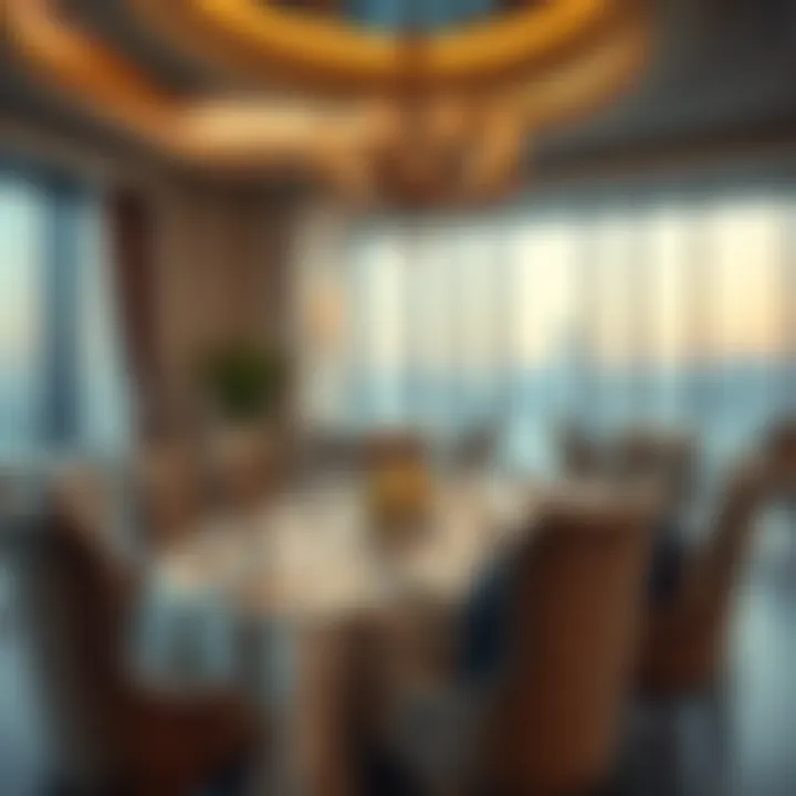 Luxury Dining in Jumairah Lavish dining setup showcasing luxury in Jumairah