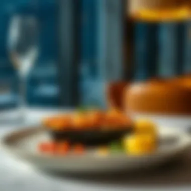 Signature Dishes of Jumairah Exquisite presentation of a signature dish from Jumairah