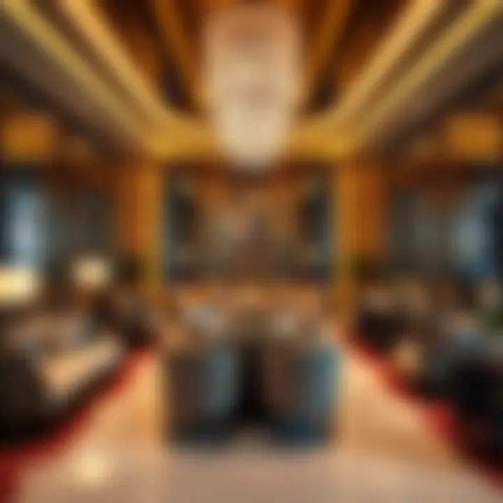 Luxurious interior amenities of Da Vinci Tower in Dubai