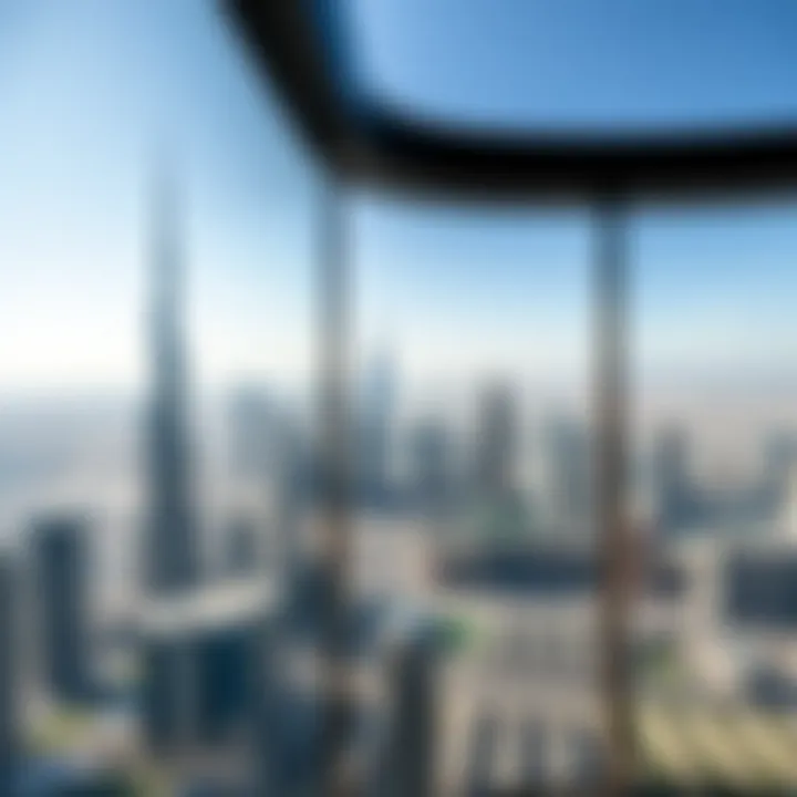 Panoramic skyline view from Da Vinci Tower's observation deck