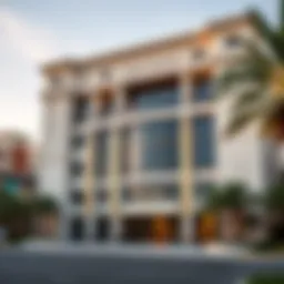 Luxurious facade of Damac Cavalli Couture