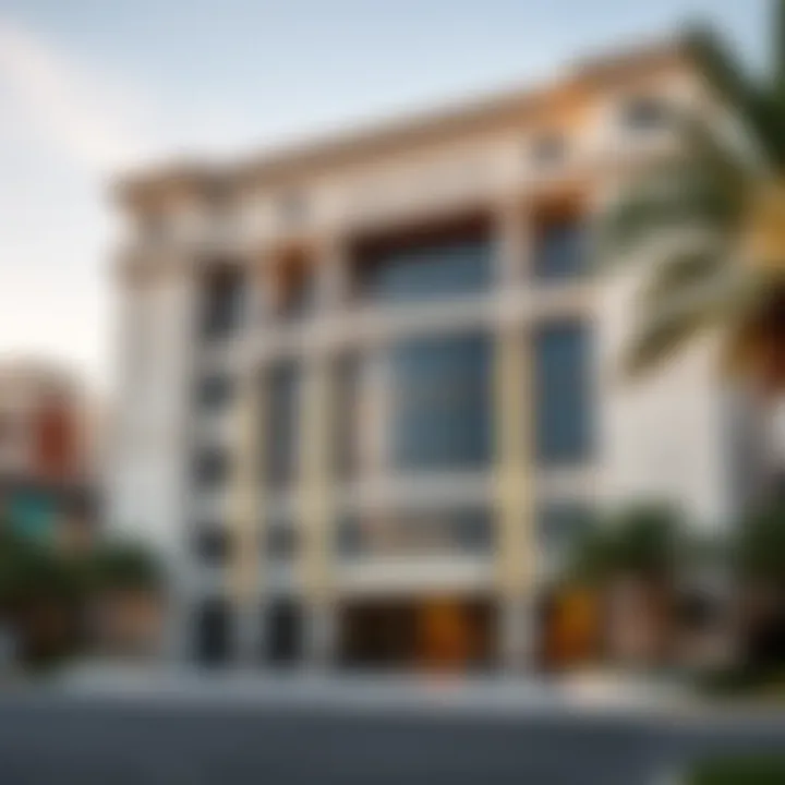 Luxurious facade of Damac Cavalli Couture