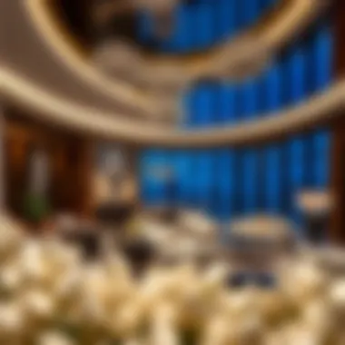Opulent interior design showcasing luxury living