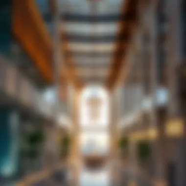 Architectural details of Deira Palm highlighting modern design elements