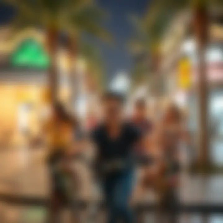 Vibrant lifestyle scene in Deira Palm reflecting community engagement