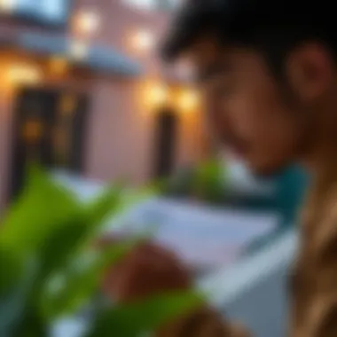 Understanding Your Utility Bill A person examining a utility bill