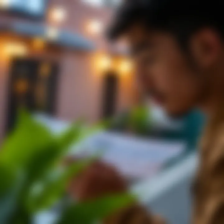 Understanding Your Utility Bill A person examining a utility bill