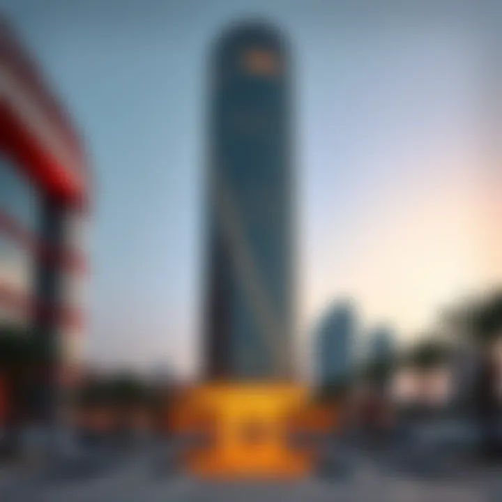 Architectural design of Dib Onyx Tower