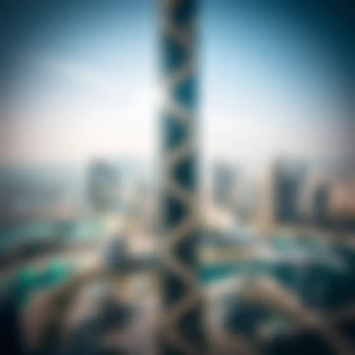 Panoramic view of Dubai from Dib Onyx Tower