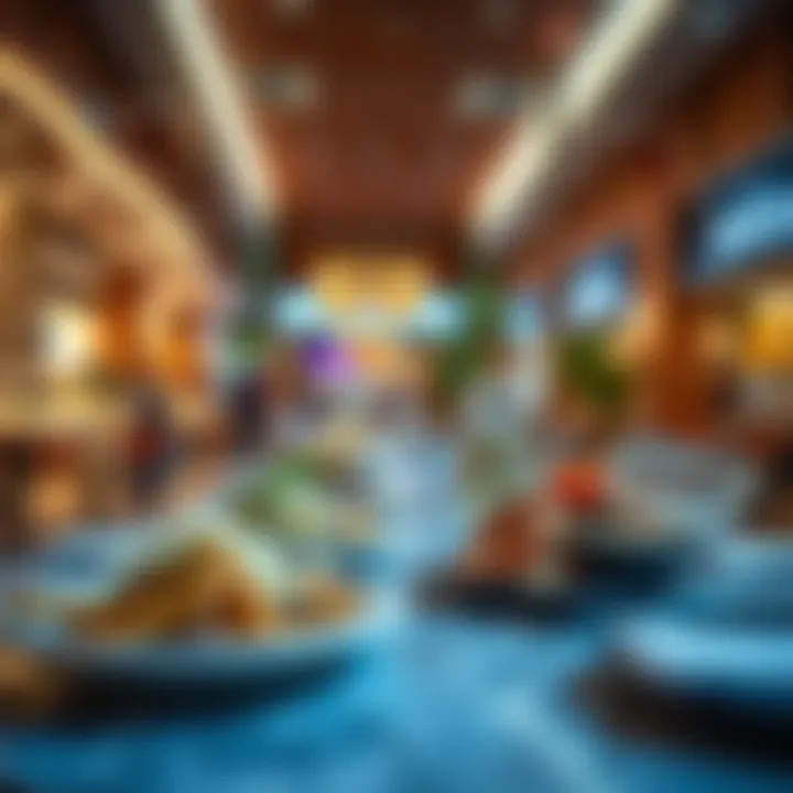 Tempting dishes from various restaurants at Al Nakheel Mall