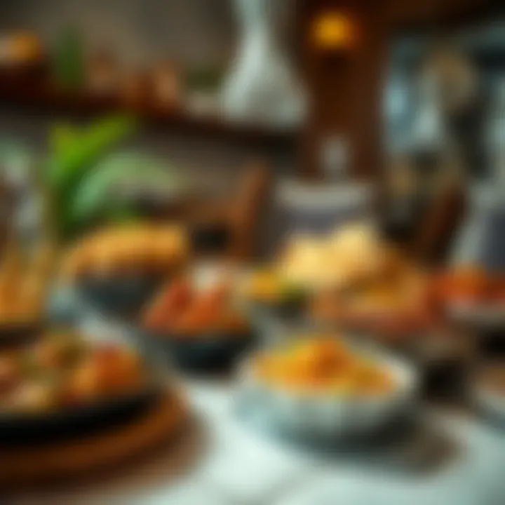 Taste of Tradition: Emirati Cuisine Traditional Emirati dishes beautifully presented